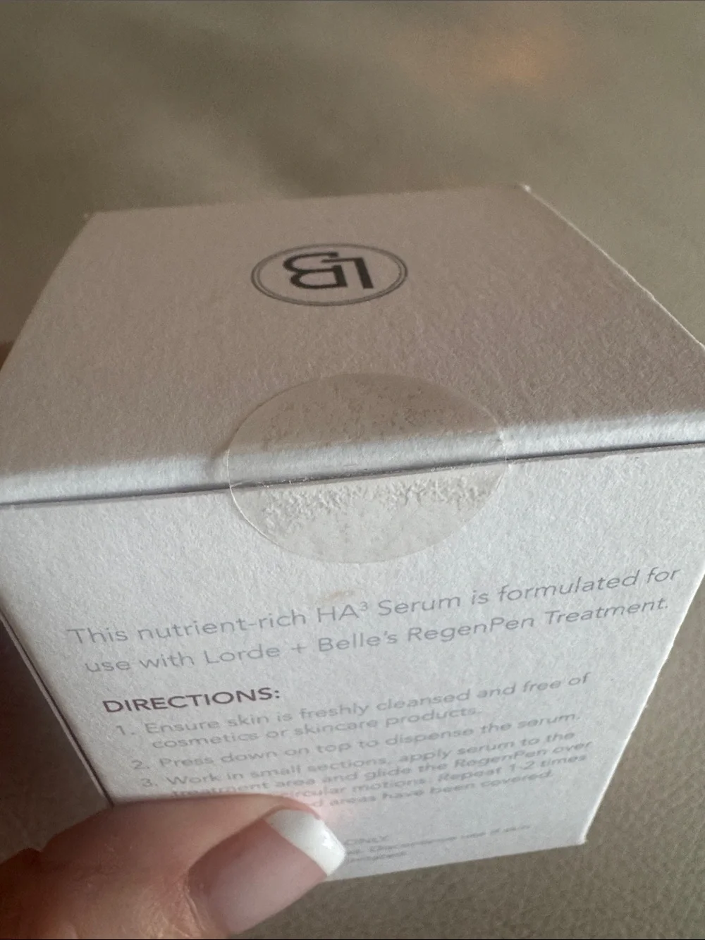 NWT SEALED Lorde & Belle HA3+ Peptide Serum 1 Fl Oz